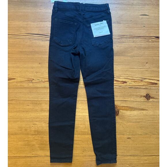 NWT Good American deep blue skinny sculpting high rise jeans SIZE 6-12 - Picture 7 of 7